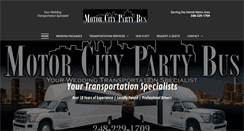 Desktop Screenshot of motorcitypartybus.com